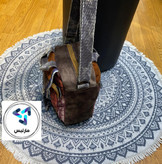 کوله زنانه مارلیس پارچه کتان وارداتی با ابعاد 28*24 سانتی متر