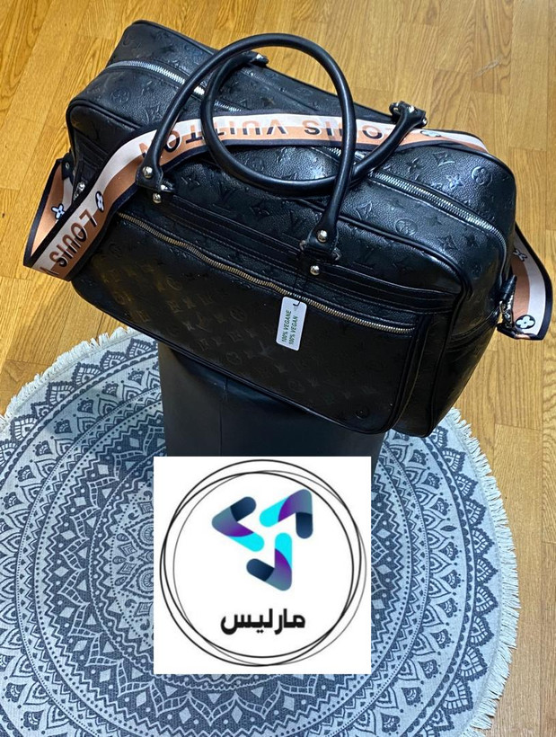 ساک زنانه مارلیس طرح لویی ویتون داخل تمام آستر با متریال وارداتی در ابعاد 48*30 سانتی متر