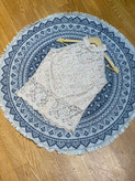 تاپ زنانه مارلیس پارچه گیپور وارداتی با قد 51 سانتی متر