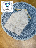 تاپ زنانه مارلیس پارچه گیپور وارداتی با قد 51 سانتی متر