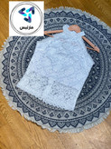 تاپ زنانه مارلیس پارچه گیپور وارداتی با قد 51 سانتی متر