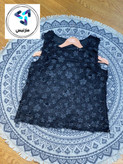 تاپ زنانه مارلیس با پارچه گیپور وارداتی گل دار تمام آستر
