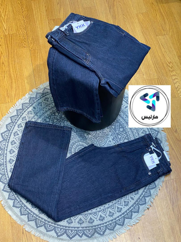 شلوار جین زنانه مارلیس برند رویال جین مدل راسته لاین قد 108 سانتی متر