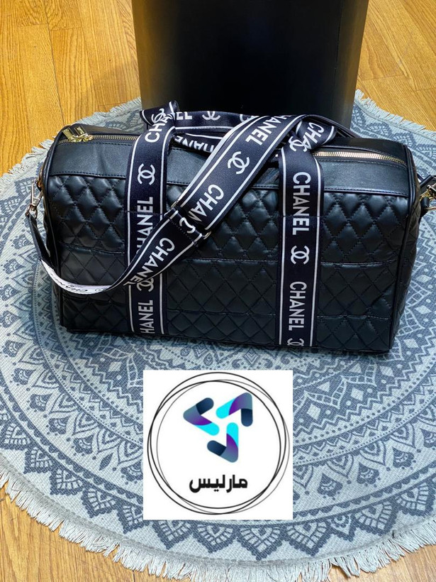 ساک زنانه ماریس طرح برند شنل با ابعاد 43* 24 سانتی متر